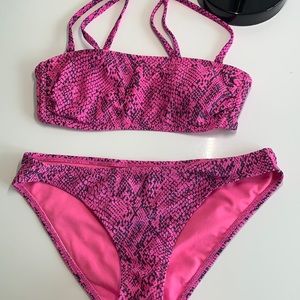 Target snake print bikini.